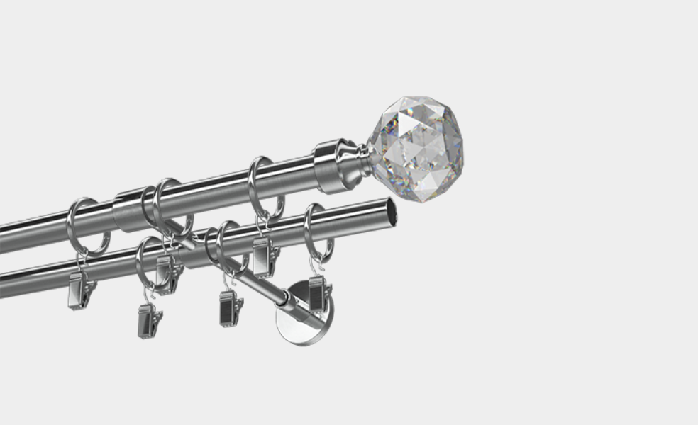 Karnisz DEKOR 16 crystal