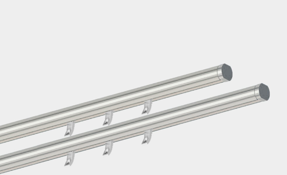 Karnisz Impress Line round 25mm