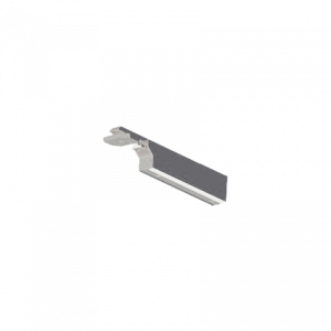 IMPRESS LINE square trzpień wspornika 9 cm srebrny