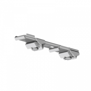 Uchwyt sufitowy smart click podwójny biały, rozstaw 110mm