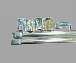 Karnisz zazdrostka 60 cm - chrom