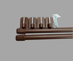 Karnisz zazdrostka 100 cm - brąz