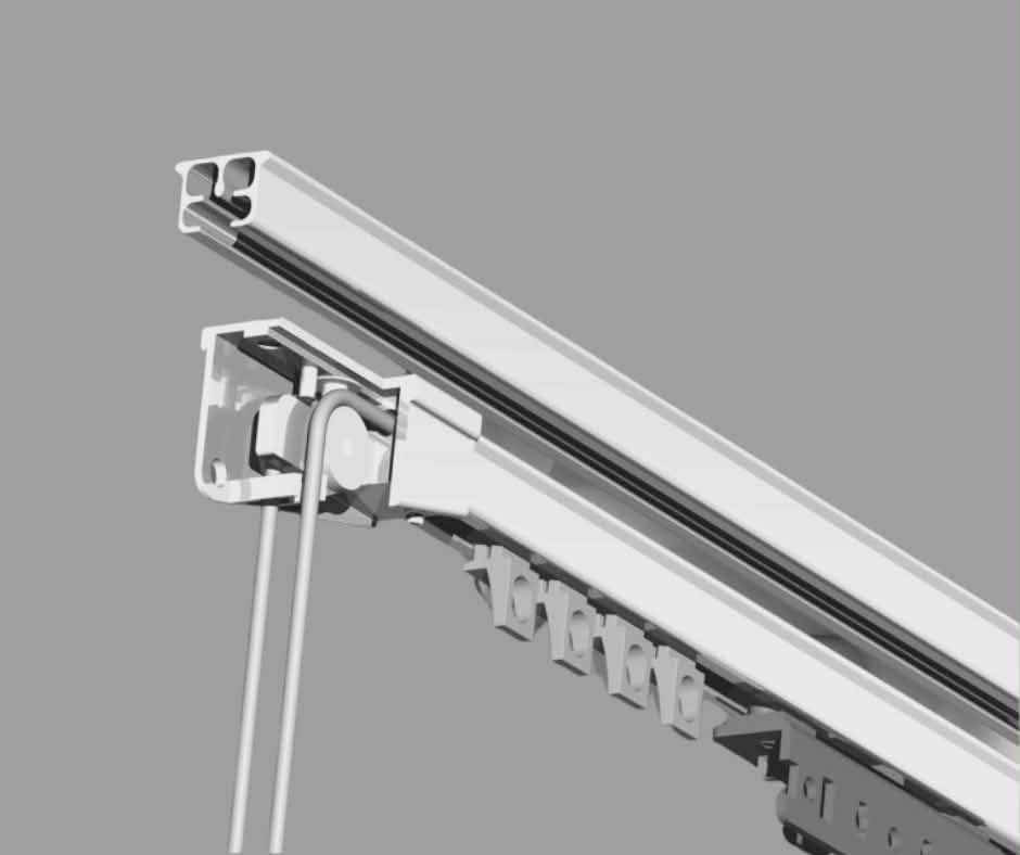 Zestaw szyny MS1C odcinek prosty do 600 cm