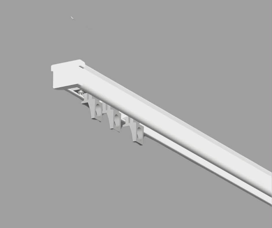 Zestaw szyny MS1 dwa gięcia punktowe do 550 cm