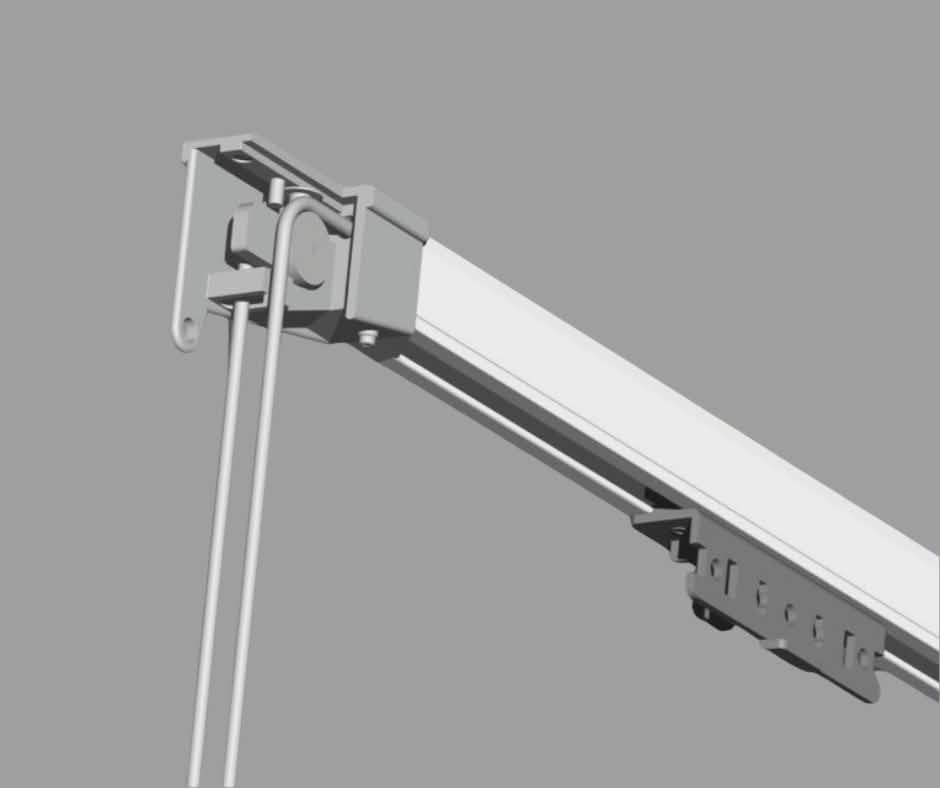 Zestaw szyny MS2C odcinek prosty do 550 cm