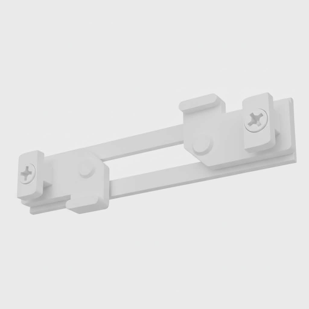 SQUARE uchwyt sufitowy podwójny biały