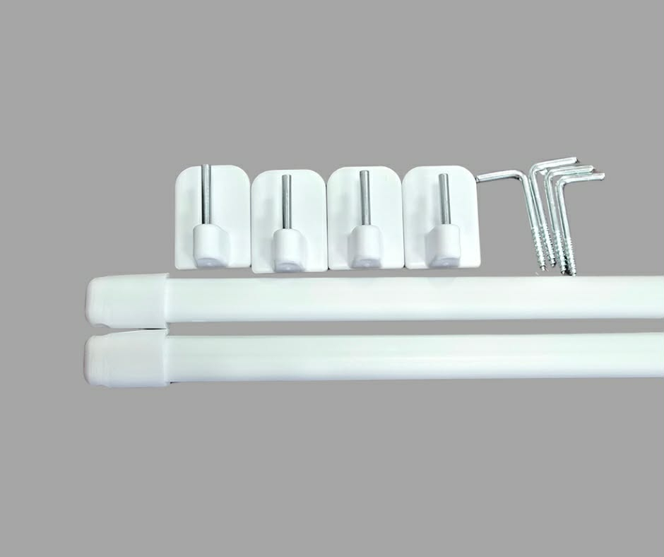 Karnisz zazdrostka 60 cm - biała