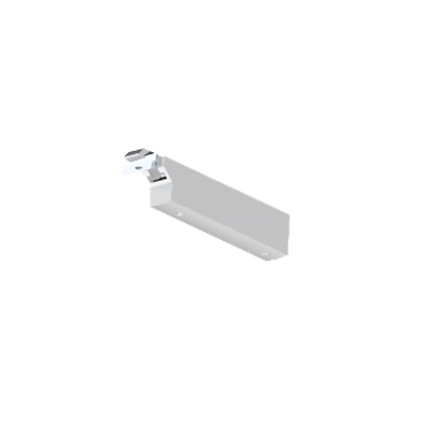 IMPRESS LINE square trzpień wspornika 9 cm biały