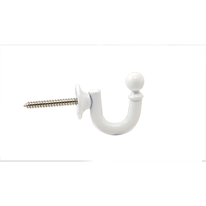 Uchwyt biały hak mini 35 mm 